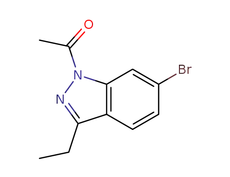 1-(6-bromo-3-ethyl-1H-indazol-1-yl)ethanone