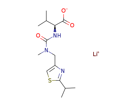 N-[N-Methyl-N-((2-isopropyl-4-thiazolyl)methyl)aminocarbonyl]-L-valine lithium salt(201409-23-6)