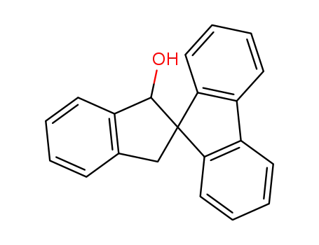 Molecular Structure of 408331-25-9 (spiro[fluorene-9,2'-indan]-1'-ol)