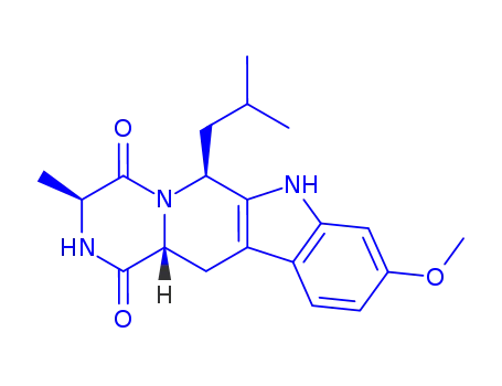 (3S,6S,12aR)-6-isobutyl-9-methoxy-3-methyl-2,3,6,7,12,12a-hexahydropyrazino[1',2':1,6]pyrido[3,4-b]indole-1,4-dione