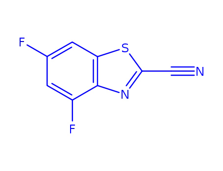 2-벤조티아졸카르보니트릴,4,6-디플루오로-(9CI)