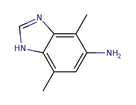 1H- 벤지 미다 졸 -5- 아민, 4,7- 디메틸-(9CI)