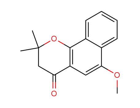 6-methoxy-2,2-dimethyl-2,3-dihydro-benzo[<i>h</i>]chromen-4-one