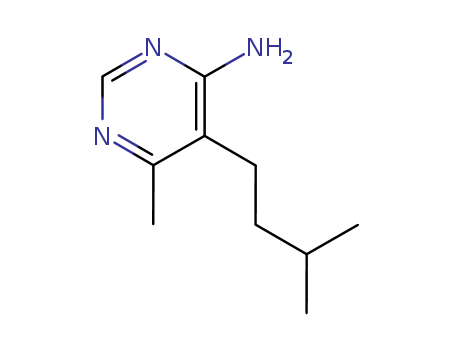 4-Pyrimidinamine,6-methyl-5-(3-methylbutyl)- cas  17005-44-6