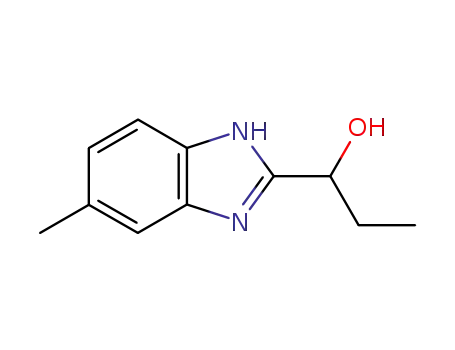 Molecular Structure of 20033-06-1 (2-Benzimidazolemethanol,alpha-ethyl-5-methyl-(8CI))