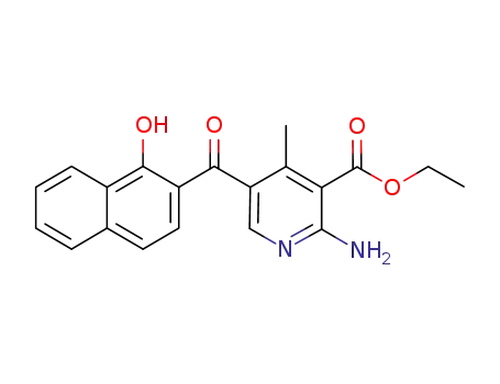ethyl 2-amino-5-(1-hydroxy-2-naphthoyl)-4-methylpyridine-3-carboxylate