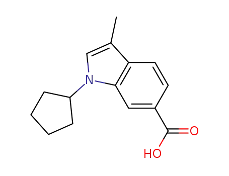 1-시클로펜틸-3-메틸-1H-인돌-6-카르복실산