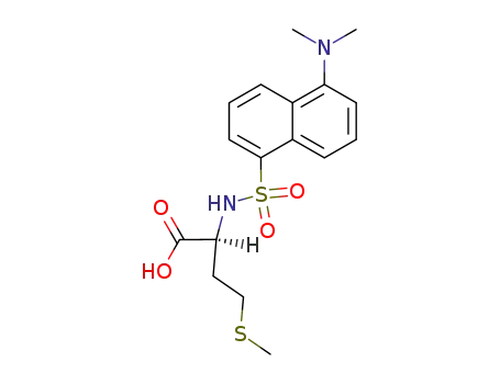 Molecular Structure of 17039-58-6 (DANSYL-L-METHIONINE PIPERIDINIUM SALT)