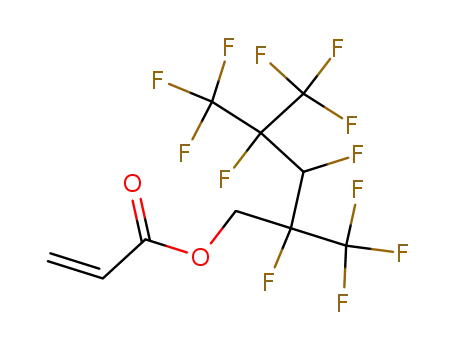 Molecular Structure of 20109-57-3 (Acrylic acid 2,3,4,5,5,5-hexafluoro-2,4-bis-trifluoromethyl-pentyl ester)