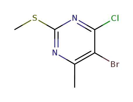 5-Bromo-4-chloro-6-methyl-2-(methylthio)pyrimidine