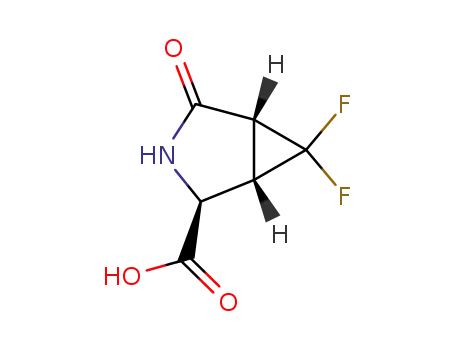 3-Azabicyclo[3.1.0]hexane-2-carboxylicacid,6,6-difluoro-4-oxo-,(1R,2S,5S)-(9CI)