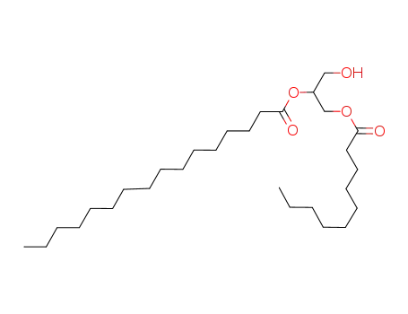 Molecular Structure of 199274-79-8 (hexadecanoic acid 2-decanoyloxy-1-hydroxymethyl-ethyl ester)