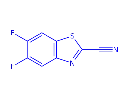 2-벤조티아졸카르보니트릴,5,6-디플루오로-(9CI)