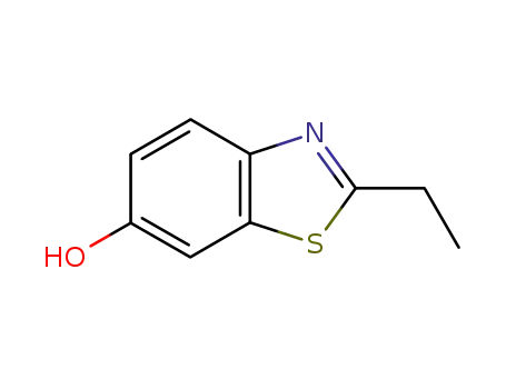 Molecular Structure of 17142-79-9 (6-Benzothiazolol,2-ethyl-(8CI,9CI))