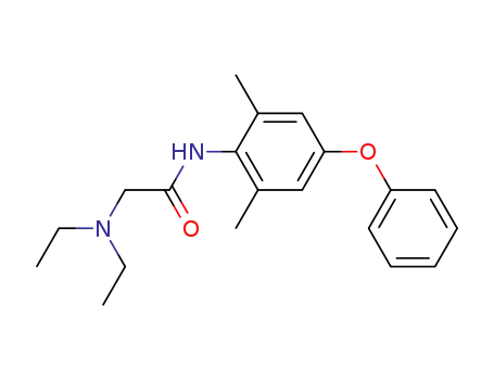 Molecular Structure of 17060-61-6 (N-(2,6-dimethyl-4-phenoxyphenyl)-N~2~,N~2~-diethylglycinamide)