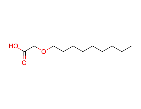 Molecular Structure of 20057-39-0 ((nonyloxy)acetic acid)