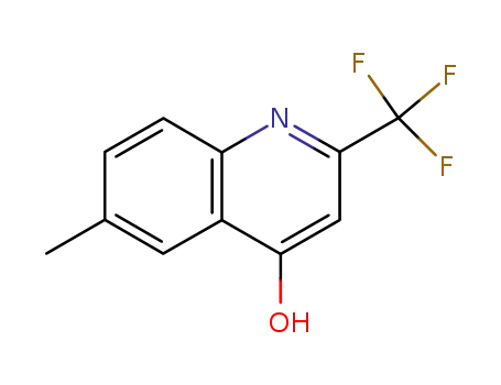 Molecular Structure of 1701-20-8 (4-HYDROXY-6-METHYL-2-(TRIFLUOROMETHYL)QUINOLINE)
