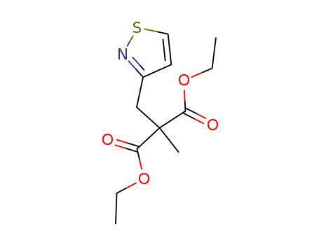 Malonic acid, (3-isothiazolylmethyl)methyl-, diethyl ester