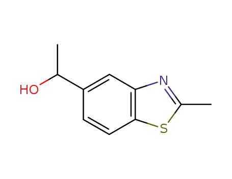 Molecular Structure of 20077-87-6 (5-Benzothiazolemethanol,alpha,2-dimethyl-(8CI))