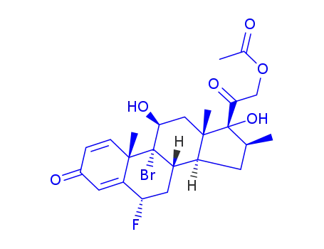 9-Bromo-6alpha-fluoro-11beta,17,21-trihydroxy-16alpha-methylpregna-1,4-diene-3,20-dione 21-acetate