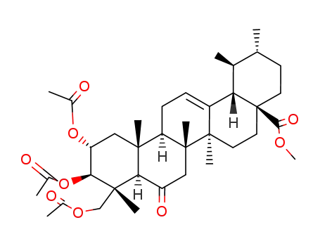 methyl 2α,3β,23-triacetyloxy-6-oxo-urs-12-en-28-oate