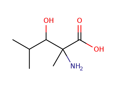 Molecular Structure of 20192-83-0 (Norvaline,3-hydroxy-2,4-dimethyl-,DL-threo-(8CI))