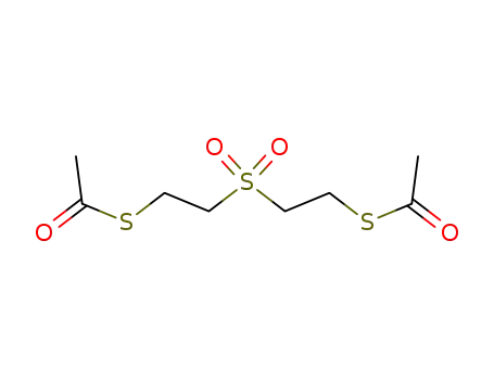 Molecular Structure of 17096-46-7 (BIS(2-ACETYLMERCAPTOETHYL) SULFONE)