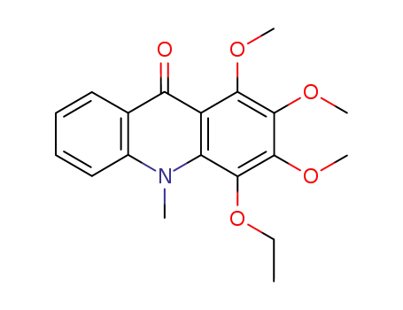 4-エトキシ-1,2,3-トリメトキシ-10-メチルアクリジン-9(10H)-オン