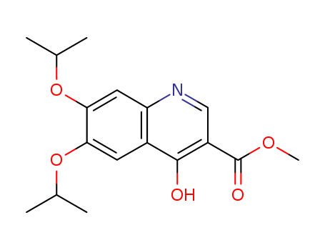 3-Quinolinecarboxylicacid, 4-hydroxy-6,7-bis(1-methylethoxy)-, methyl ester cas  1698-95-9