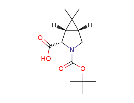 3-Azabicyclo[3.1.0]hexane-2,3-dicarboxylic acid, 6,6-dimethyl-,
3-(1,1-dimethylethyl) ester, (1R,2S,5S)-rel-