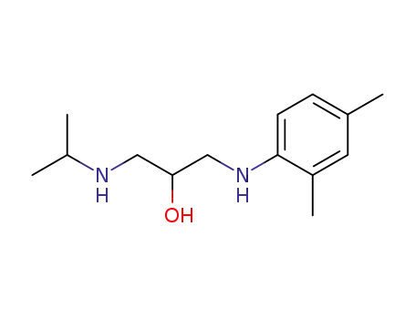 1-(2,4-ジメチルアニリノ)-3-(イソプロピルアミノ)-2-プロパノール
