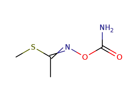 Molecular Structure of 16960-39-7 (N-[(Aminocarbonyl)oxy]ethanimidothioic acid methyl ester)