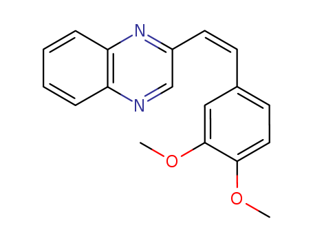 Quinoxaline, 2-[2-(3,4-dimethoxyphenyl)ethenyl]- cas  19904-36-0