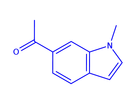 Molecular Structure of 202584-26-7 (1-(1-Methyl-1H-indol-6-yl)ethanone)