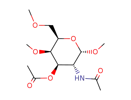Methyl 3-O-acetyl-2-(acetylamino)-4-O,6-O-dimethyl-2-deoxy-α-D-galactopyranoside