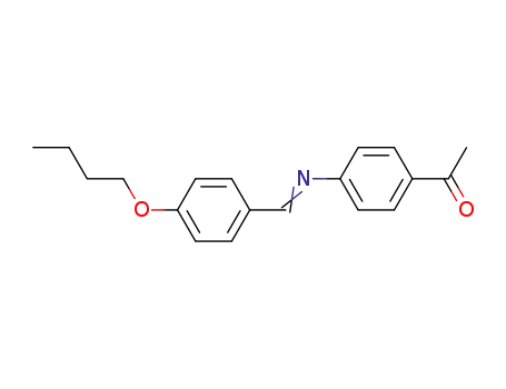 Molecular Structure of 17224-18-9 (4'-N-BUTOXYBENZYLIDENE-4-ACETYLANILINE)