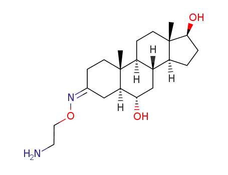 (Z)-3-(2-aminoethoxyimino)androstane-6α,17β-diol