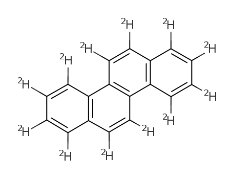 Molecular Structure of 1719-03-5 (CHRYSENE-D12)