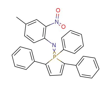 (4-methyl-2-nitro-phenyl)-(1,2,5-triphenyl-1<i>H</i>-1λ<sup>5</sup>-phosphol-1-ylidene)-amine