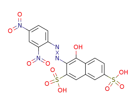 2-(2,4-ジニトロフェニルアゾ)-1-ヒドロキシナフタレン-3,6-ビススルホン酸