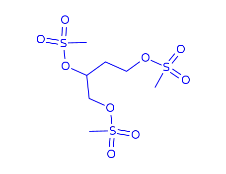 Molecular Structure of 203515-83-7 ((R)-1,2,4-BUTANETRIOL TRIMESYLATE)