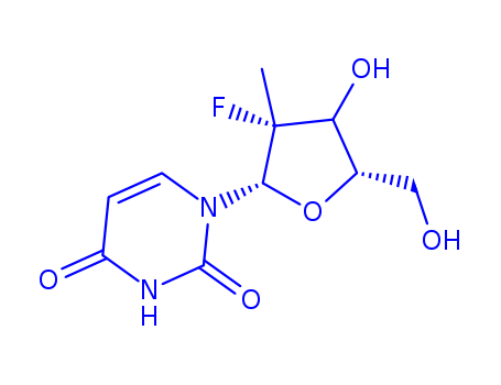 1-((2S,3R,4R,5R)-3-fluoro-4-hydroxy-5-(hydroxymethyl)-3-methyltetrahydrofuran-2-yl)pyrimidine-2,4(1H,3H)-dione