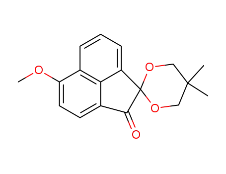 Spiro<(5-methoxyacenaphthen-1-one)-2,2'-(5,5'-dimethyl-1',3'-dioxane)>