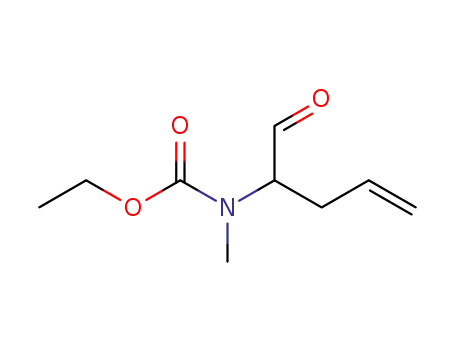 Carbamic  acid,  (1-formyl-3-butenyl)methyl-,  ethyl  ester  (9CI)