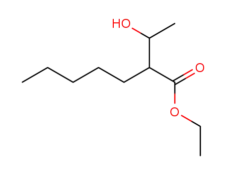 Molecular Structure of 1729-68-6 (ethyl 2-(1-hydroxyethyl)heptanoate)