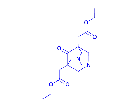 Molecular Structure of 172984-91-7 ([7-(2-ethoxy-2-oxoethyl)-6-oxo-1,3-diazatricyclo[3.3.1.1~3,7~]dec-5-yl]methyl propanoate)