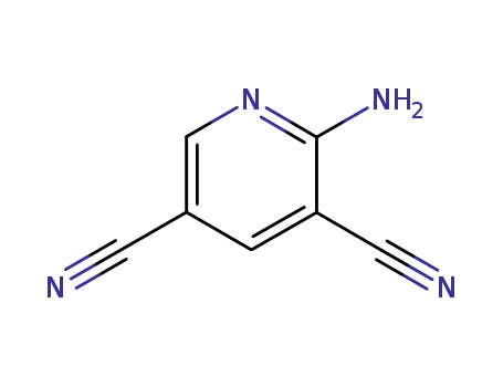 Molecular Structure of 78473-10-6 (2-AMINO-3,5-DICYANOPYRIDINE)