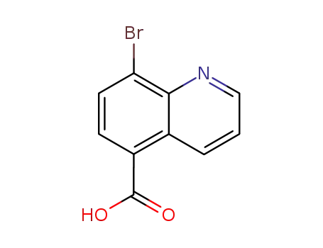Molecular Structure of 204782-96-7 (8-Bromo-5-quinolinecaroxylic acid)