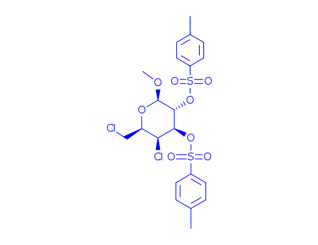 Glucopyranoside, methyl4,6-dichloro-4,6-dideoxy-, di-p-toluenesulfonate, a-D- (8CI) cas  20550-19-0