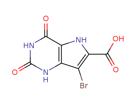 1H-Pyrrolo[3,2-d]pyrimidine-6-carboxylicacid, 7-bromo-2,3,4,5-tetrahydro-2,4-dioxo- cas  20419-73-2